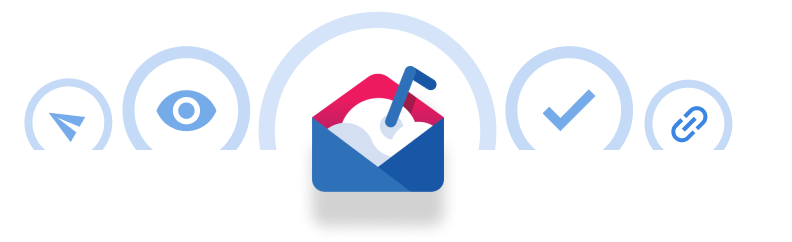 Group of mail action icons